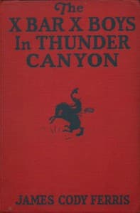 The X Bar X boys in Thunder Canyon book cover