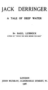 Jack Derringer book cover