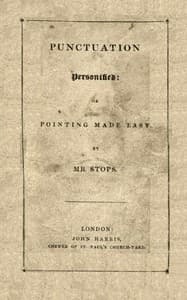 Punctuation personified book cover