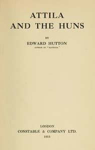Attila and the Huns book cover