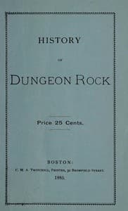 Dungeon Rock; or, the pirate's cave, at Lynn book cover