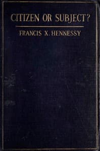 Citizen or subject? book cover