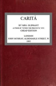Carità book cover