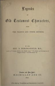 Legends of Old Testament characters, from the Talmud and other sources