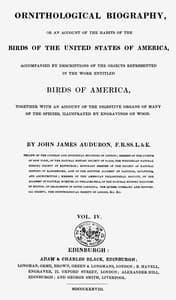 Ornithological biography, Vol. 4 (of 5)