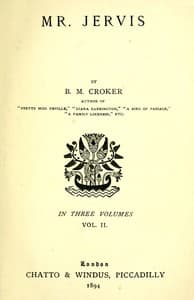 Mr. Jervis, Vol. 2 (of 3) book cover