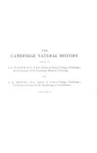 The Cambridge natural history, Vol. 06 (of 10)