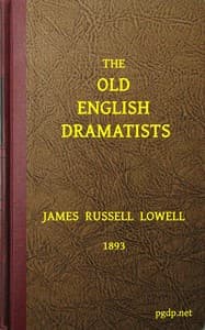 The old English dramatists