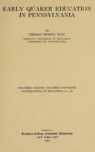 Early Quaker education in Pennsylvania