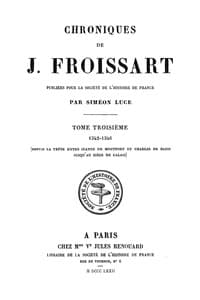 Chroniques de J. Froissart, tome 03/13