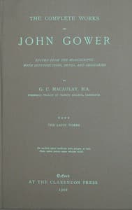 The complete works of John Gower, volume 4 book cover