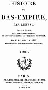 Histoire du Bas-Empire. Tome 01