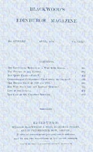 Blackwood's Edinburgh magazine, Vol. 75, No. 462, April 1854 book cover