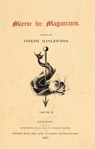 Mirror for Magistrates, Volume 2, Part 1 book cover