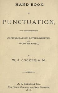 Hand-book of punctuation