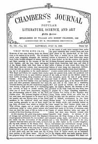 Chambers's Journal of Popular Literature, Science, and Art, fifth series, no. 132, vol. III, July 10, 1886 book cover