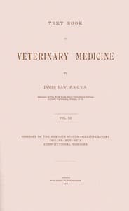 Text book of veterinary medicine, Volume 3 (of 5)