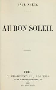 Au bon soleil