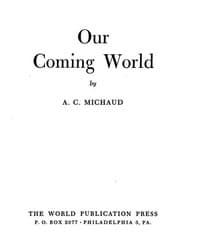 Our coming world book cover