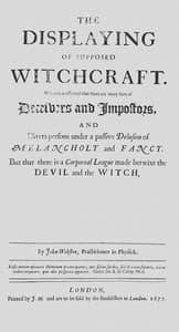 The displaying of supposed witchcraft book cover