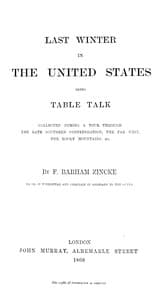 Last winter in the United States book cover