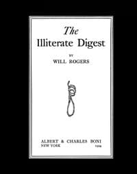The Illiterate Digest book cover