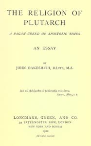 The religion of Plutarch book cover