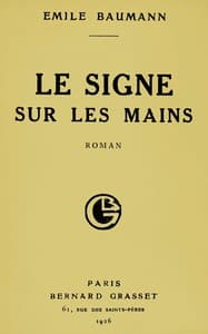 Le signe sur les mains