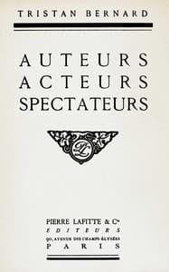 Auteurs, acteurs, spectateurs