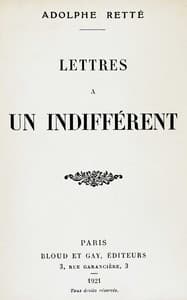 Lettres à un indifférent