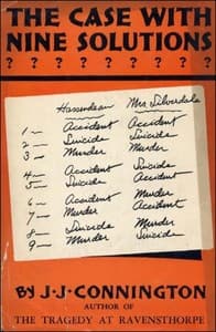 The case with nine solutions