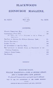 Blackwood's Edinburgh magazine, Vol. 93, No. 571, May, 1863