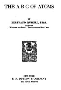 The A B C of atoms book cover