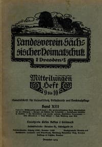Landesverein Sächsischer Heimatschutz — Mitteilungen Band XIII, Heft 9-10 book cover