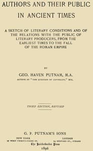 Authors and their public in ancient times