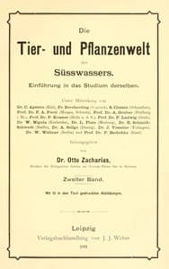 Die Tier- und Pflanzenwelt des Süsswassers. Zweiter Band. book cover