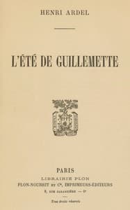 L'été de Guillemette