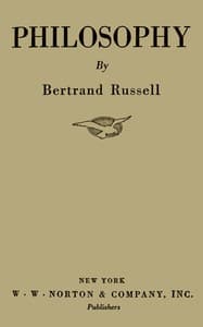 Philosophy book cover