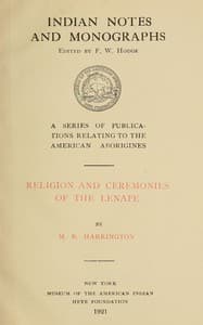 Religion and ceremonies of the Lenape