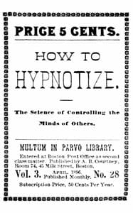 How to hypnotize book cover
