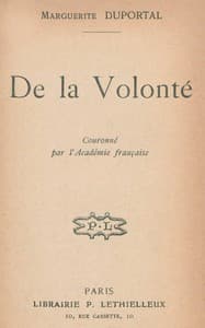 De la volonté