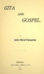 Gita and gospel book cover