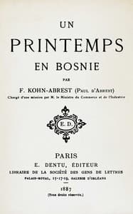 Un printemps en Bosnie