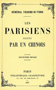 Les Parisiens peints par un Chinois