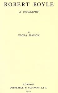 Robert Boyle book cover