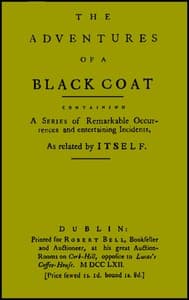 The adventures of a black coat book cover
