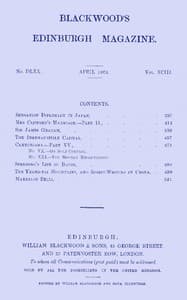 Blackwood's Edinburgh Magazine, Vol. 93, No. 570, April, 1863