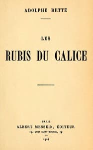 Les rubis du calice