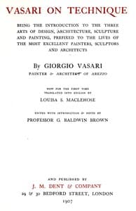 Vasari on technique