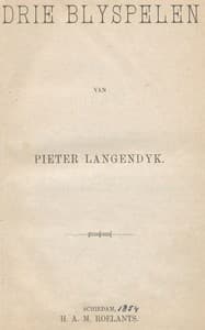 Drie blyspelen